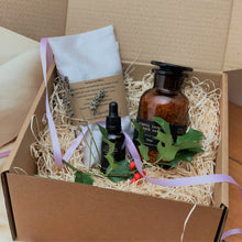 lavender bath salt and face oil + eye pillow