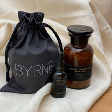 frankincense bath salt and face oil + large candle